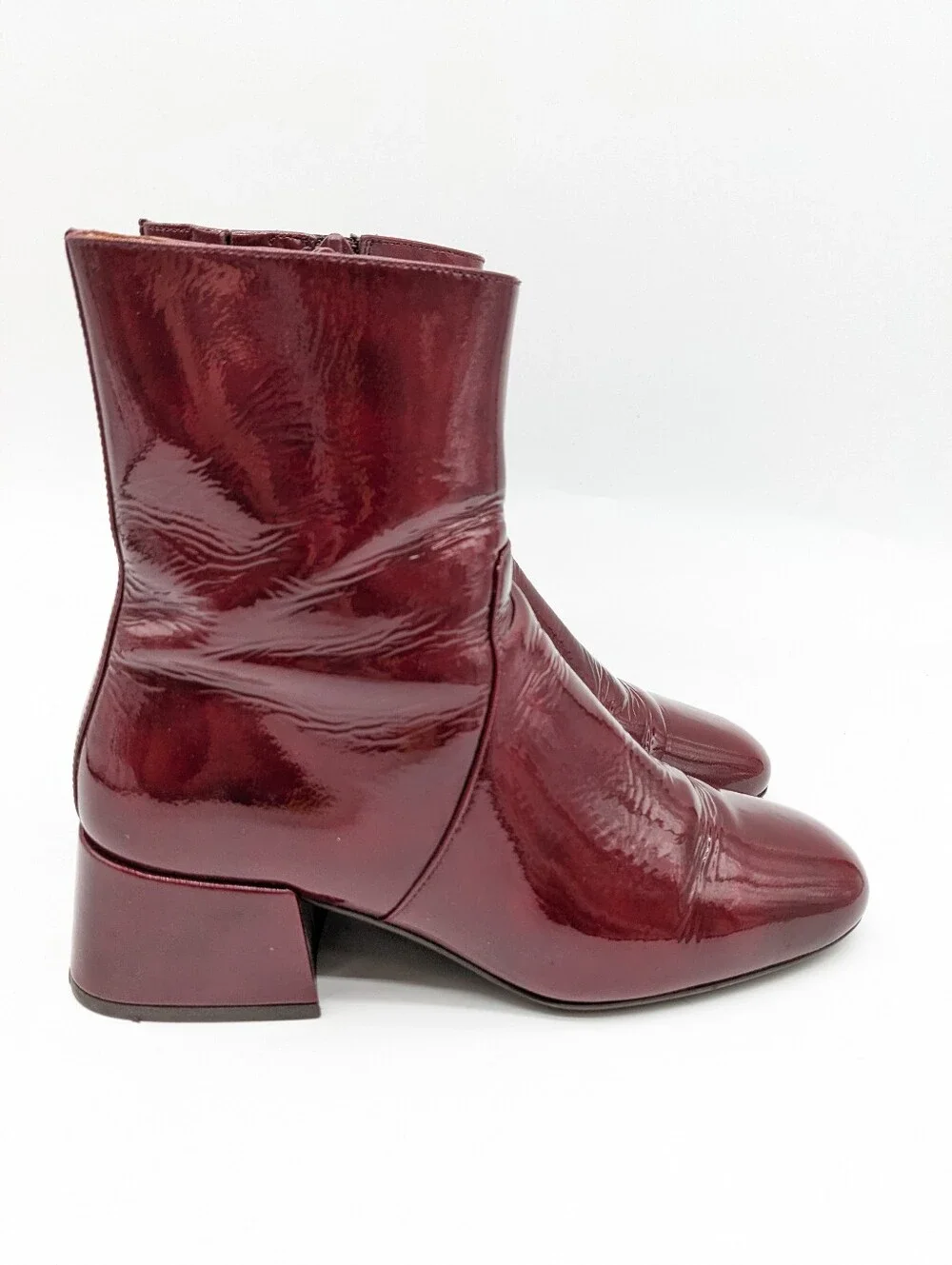 SÉZANE Low Paulette Patent Ankle Boots 37